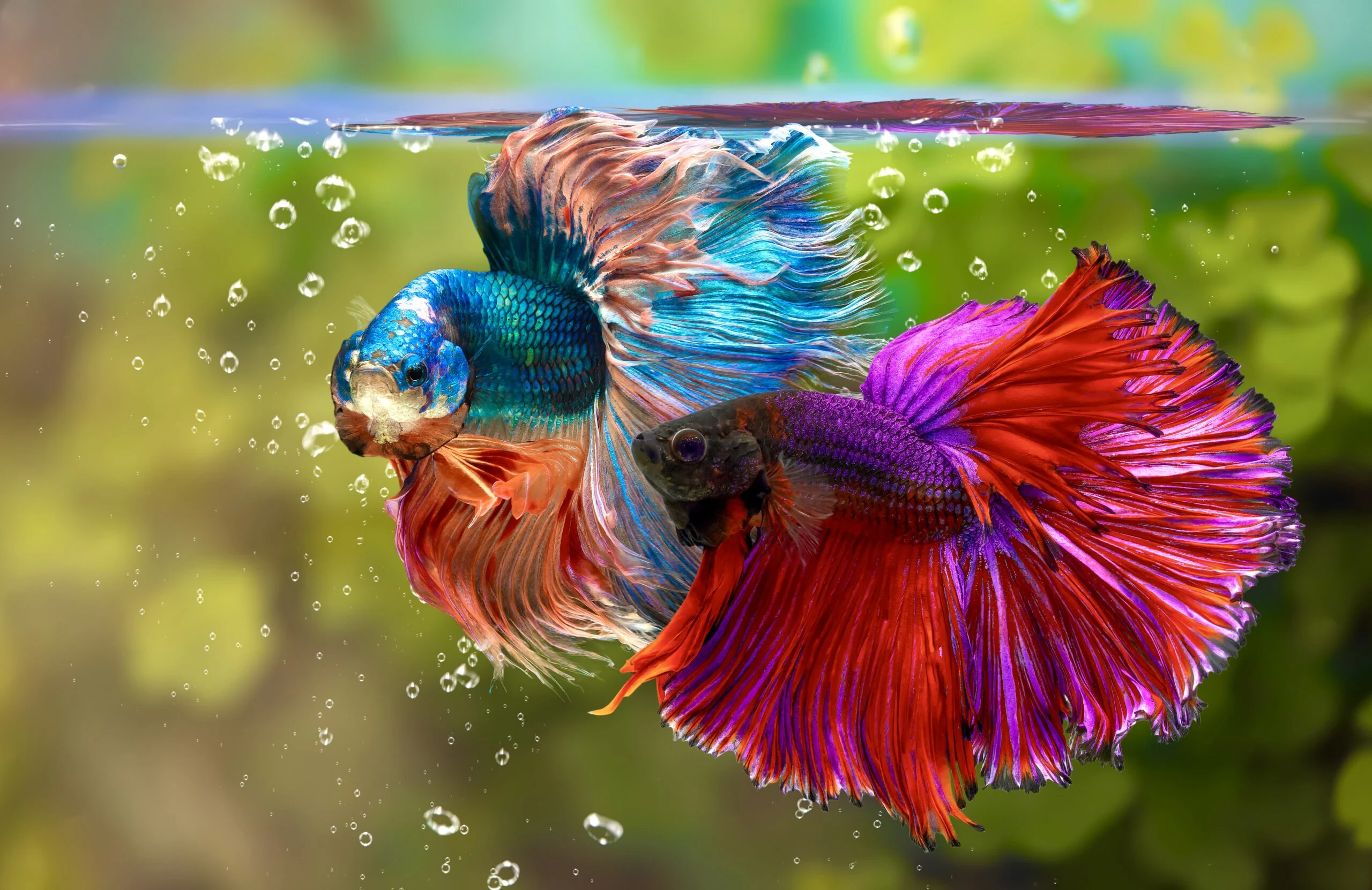 image about أسماك الزينة هافمون Halfmoon Betta Fish