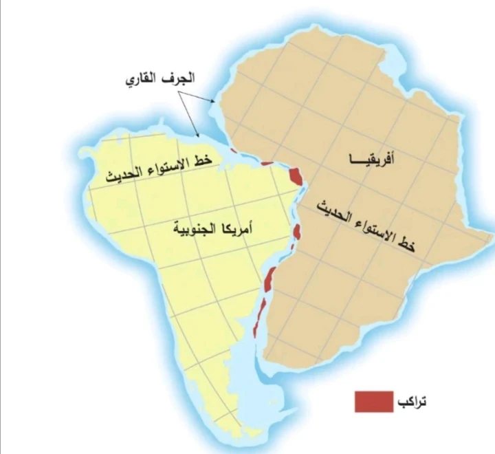 image about نظرية الصفائح التكتونية |  الإنجراف القاري | وعلاقتها بالزلازل والبراكين وتكوين الجبال.