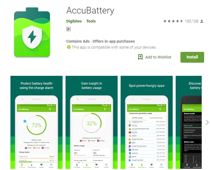 image about تطبيق: AccuBattery لزيادة عمر بطارية الهاتف