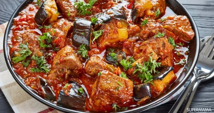 image about طريقة عمل مسقعة الباذنجان باللحمة المفرومة