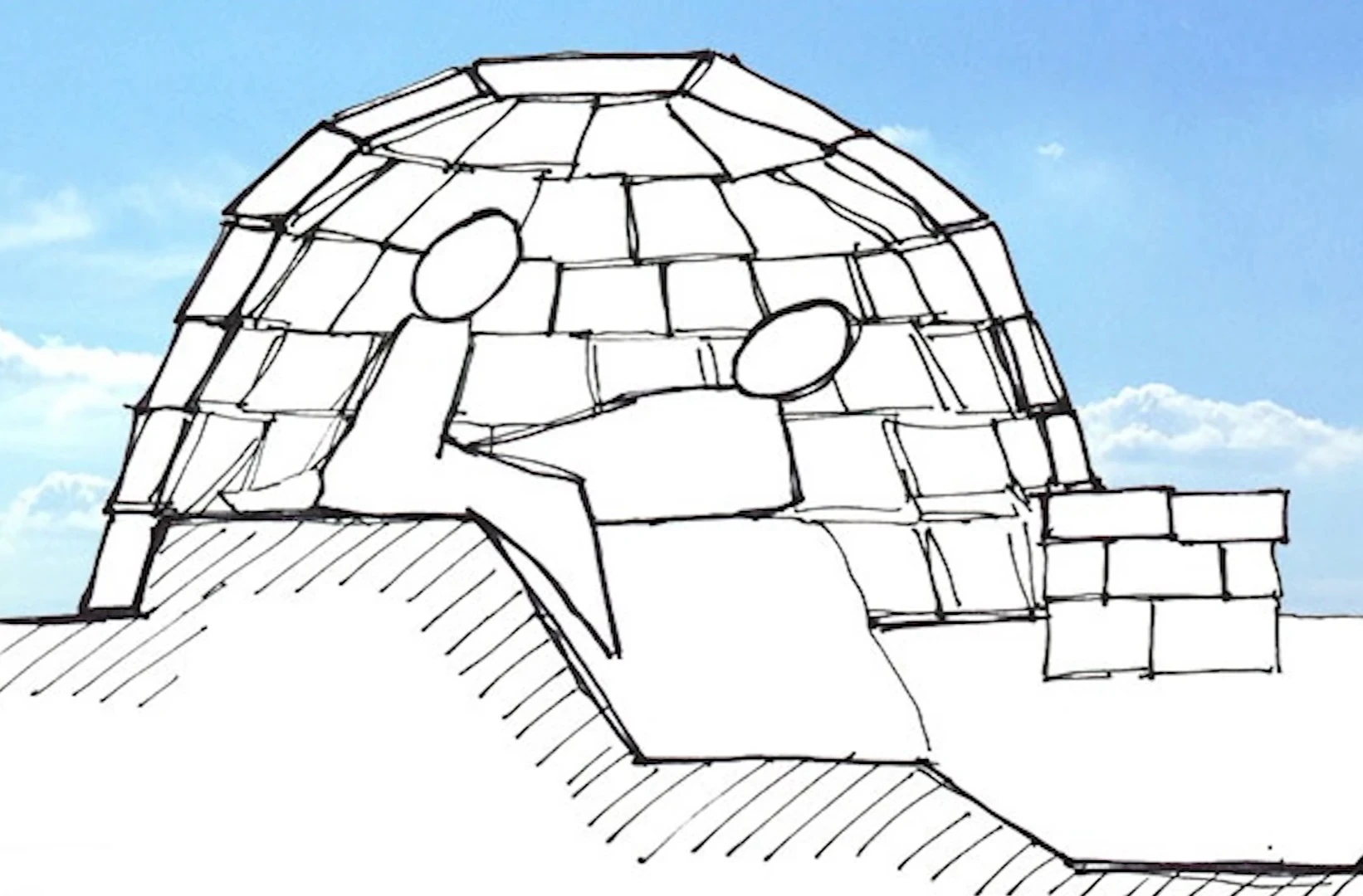 image about كيف يبقي كوخ الثلج دافئ من الداخل وهو مصنوع من الثلج