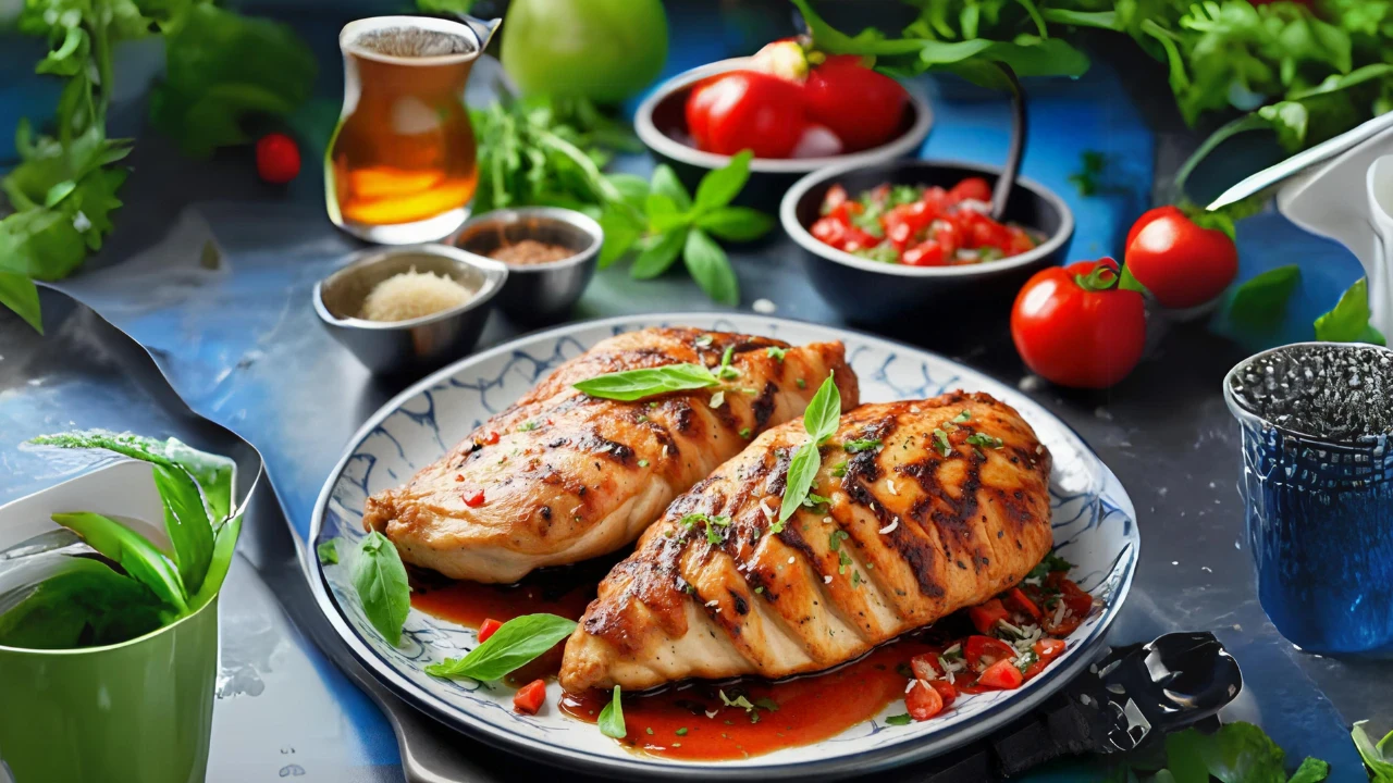 image about 🍗 يمكن تحضير صدور الدجاج المشوية بسهولة وسرعة