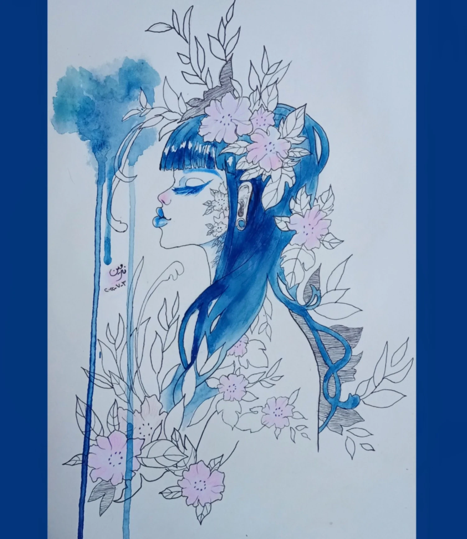 image about يلقبونها بـ «الفنانة» .. نرمين بسيوني تقتحم مجال الرسم والتصوير وتقدم أعمال رائعة من طراز فريد