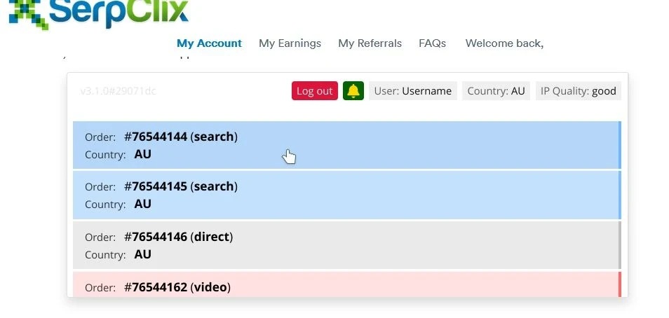 image about ما هو موقع  serpclicks  وكيف تربح منه بالخطوات من خلال النقرات