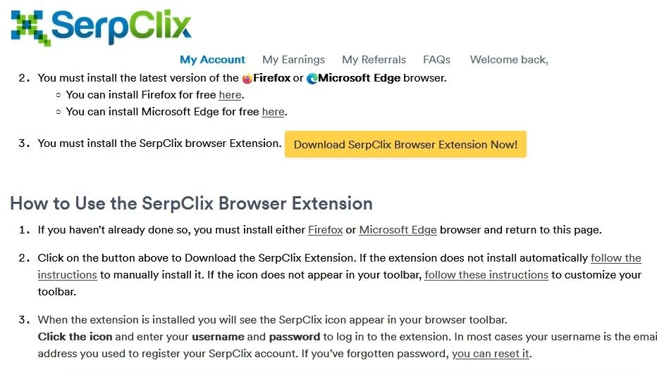 image about ما هو موقع  serpclicks  وكيف تربح منه بالخطوات من خلال النقرات