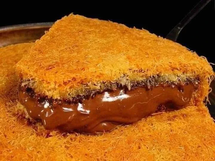 image about ٧ طرق لتحضير الكنافة (كنافة بالقشطة-كنافة بالموز-كنافة بالنوتيلا-كنافة بالمانجو-كنافة بورما-أصابع كنافة)