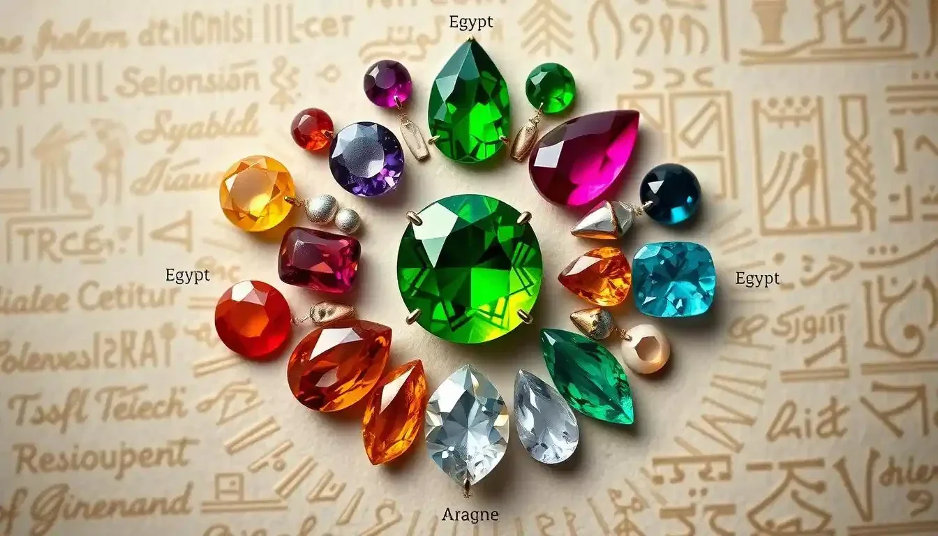 image about الأحجار الكريمة في مصر: كنوز الفراعنة الثمينة