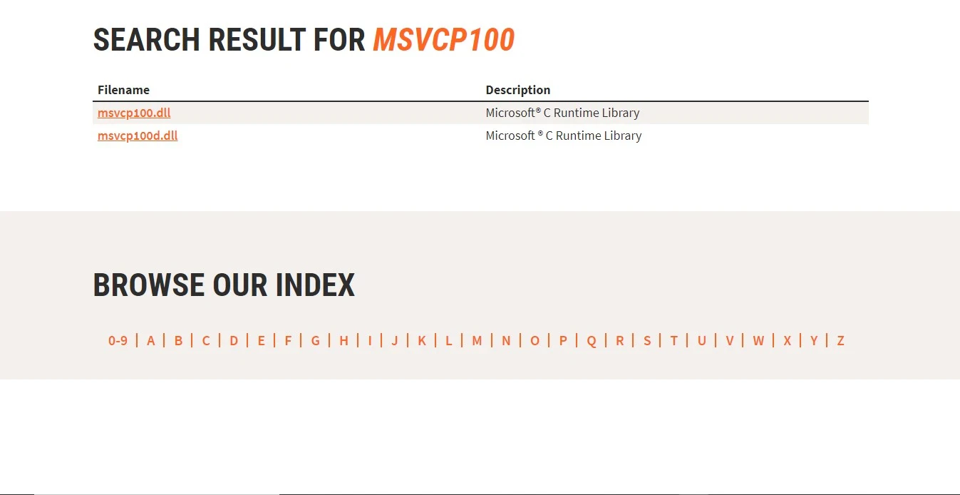 image about الحل النهائي لمشكلة ملفات dll المفقودة من النظام | وحل مشكلة msvcp100.dll