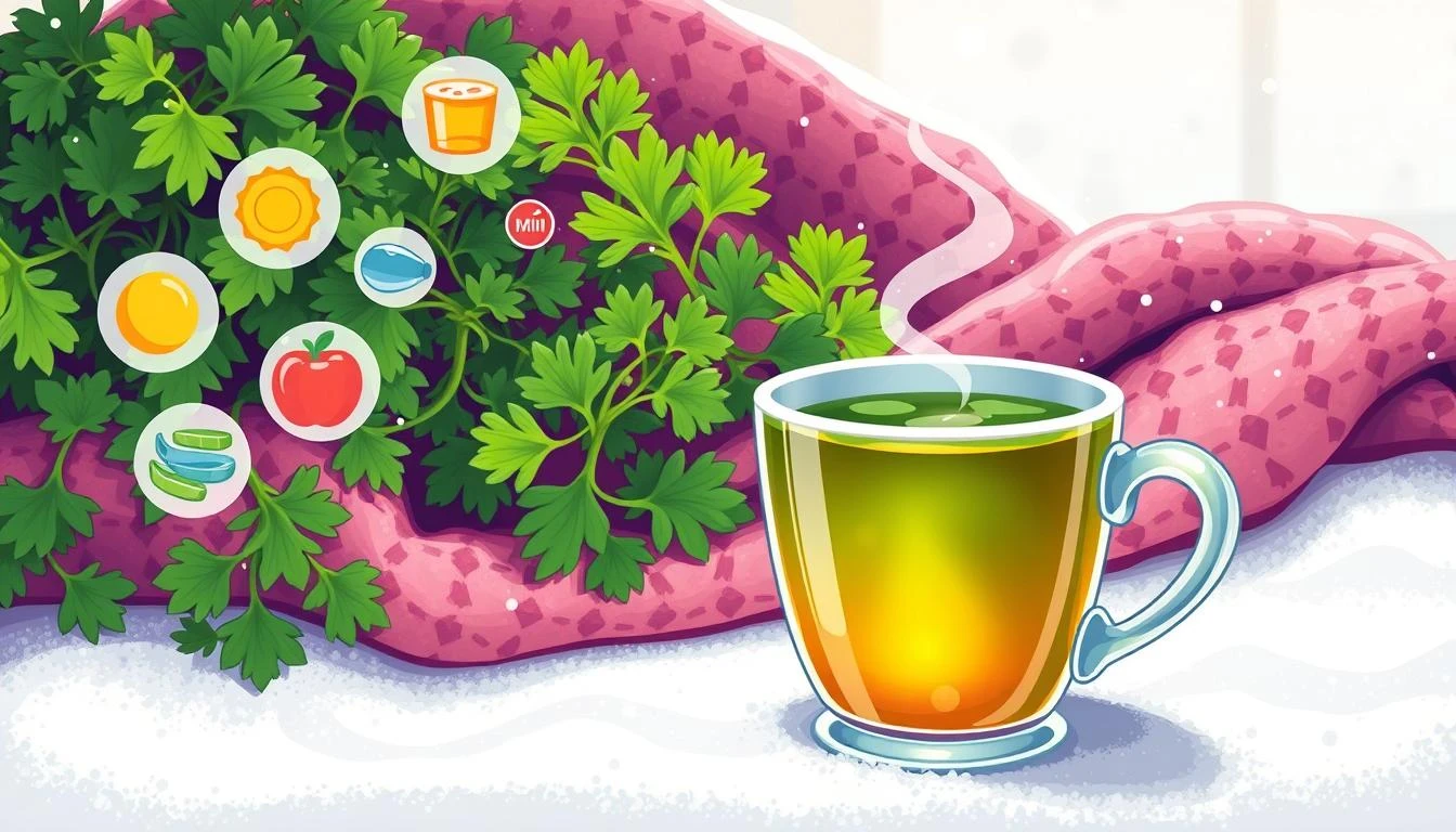 image about 10 أسباب تدفعك لتناول مشروب البقدونس في الشتاء