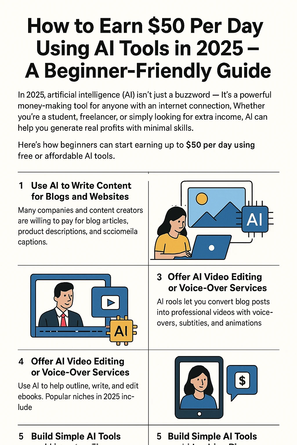 image about Earn $50 Per Day Using AI Tools in 2025 
