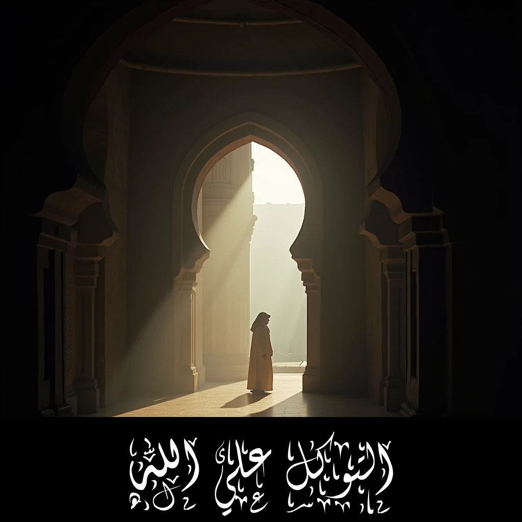 image about كيف يعتبر التوكل علي الله نصف الدين  