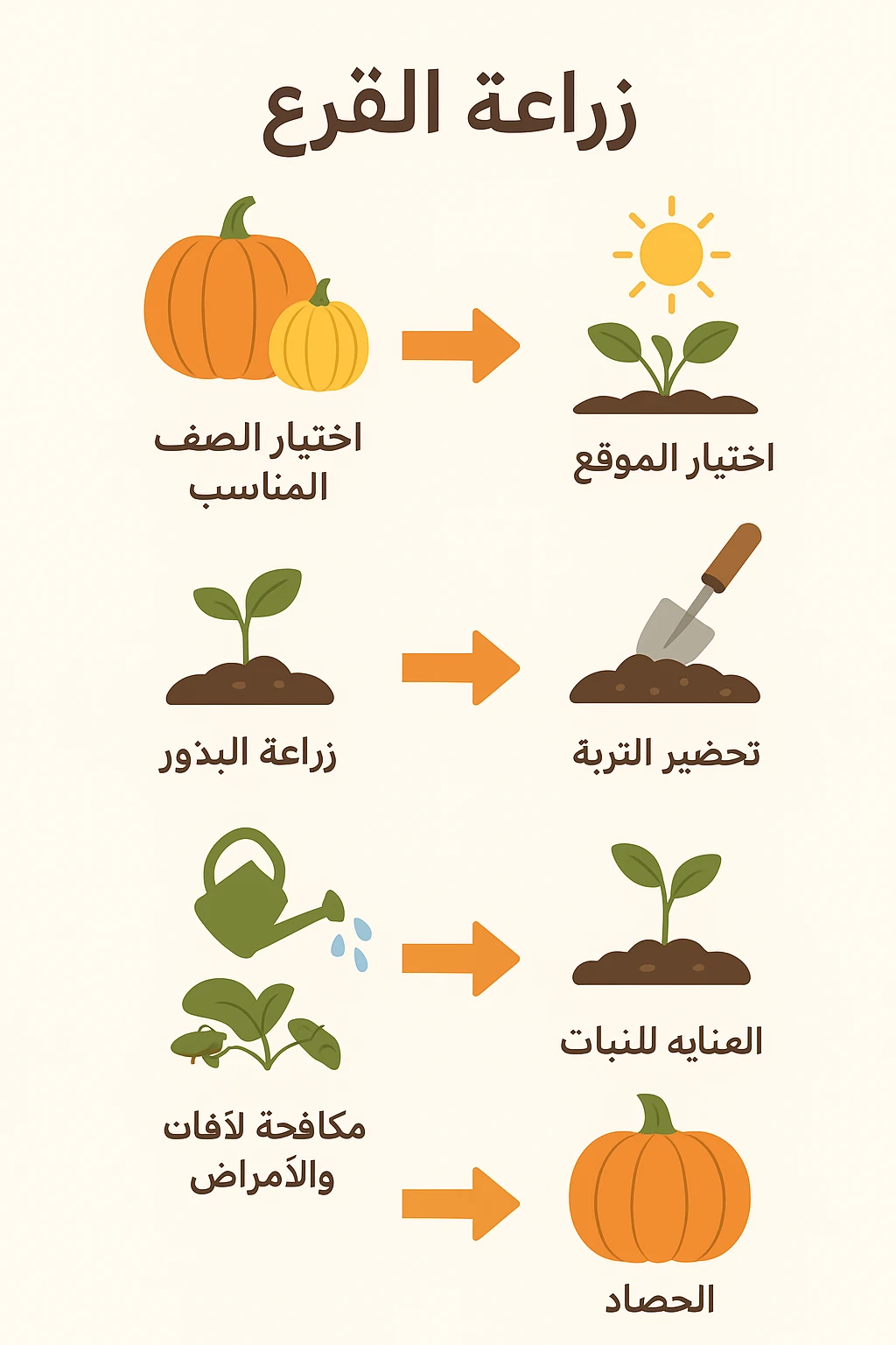 image about القرع: فوائده، موطنه الأصلي، كيفية زراعته