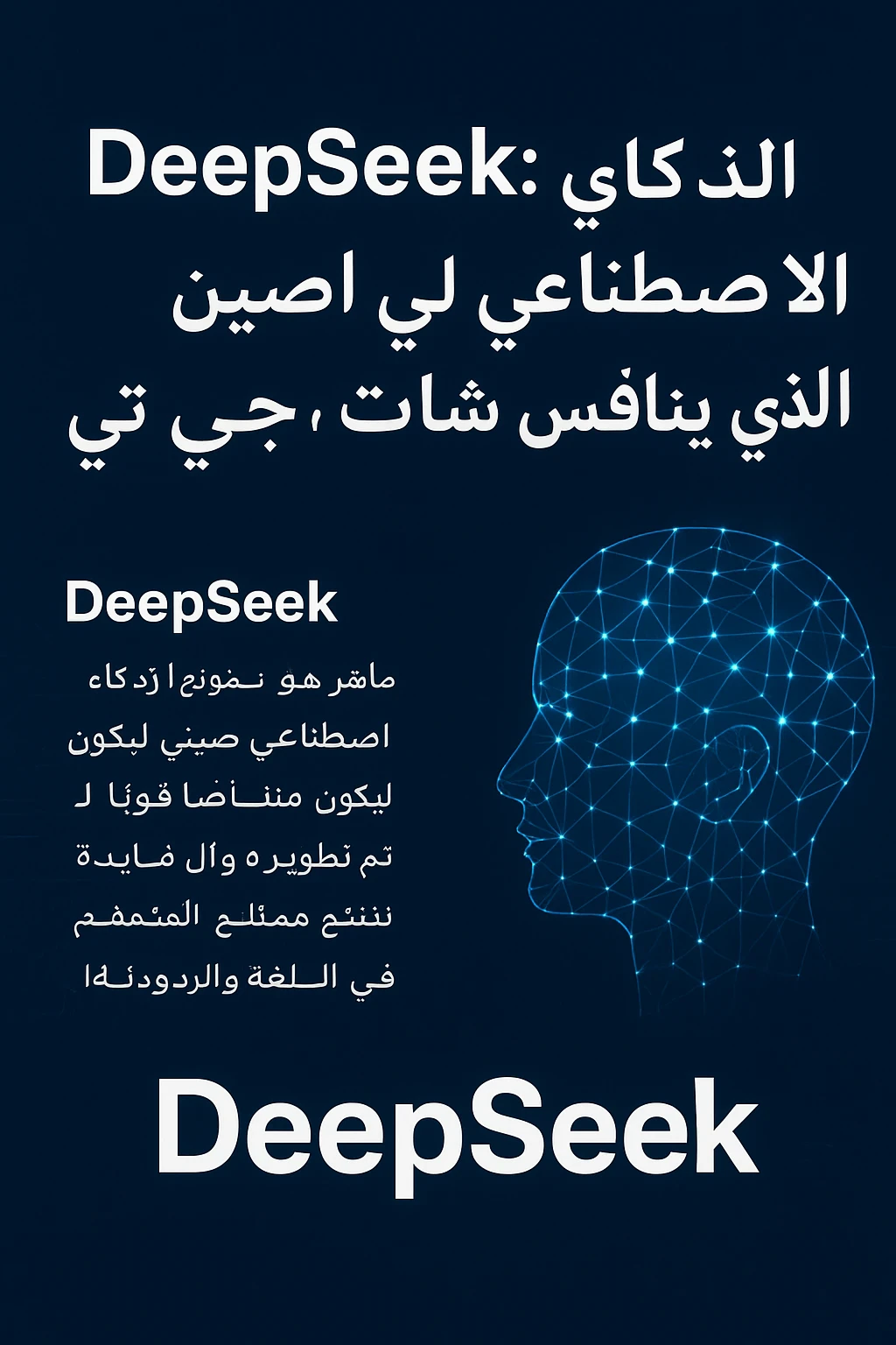 image about ---  DeepSeek: الذكاء الاصطناعي الصيني الذي هز عرش شات جي بي تي