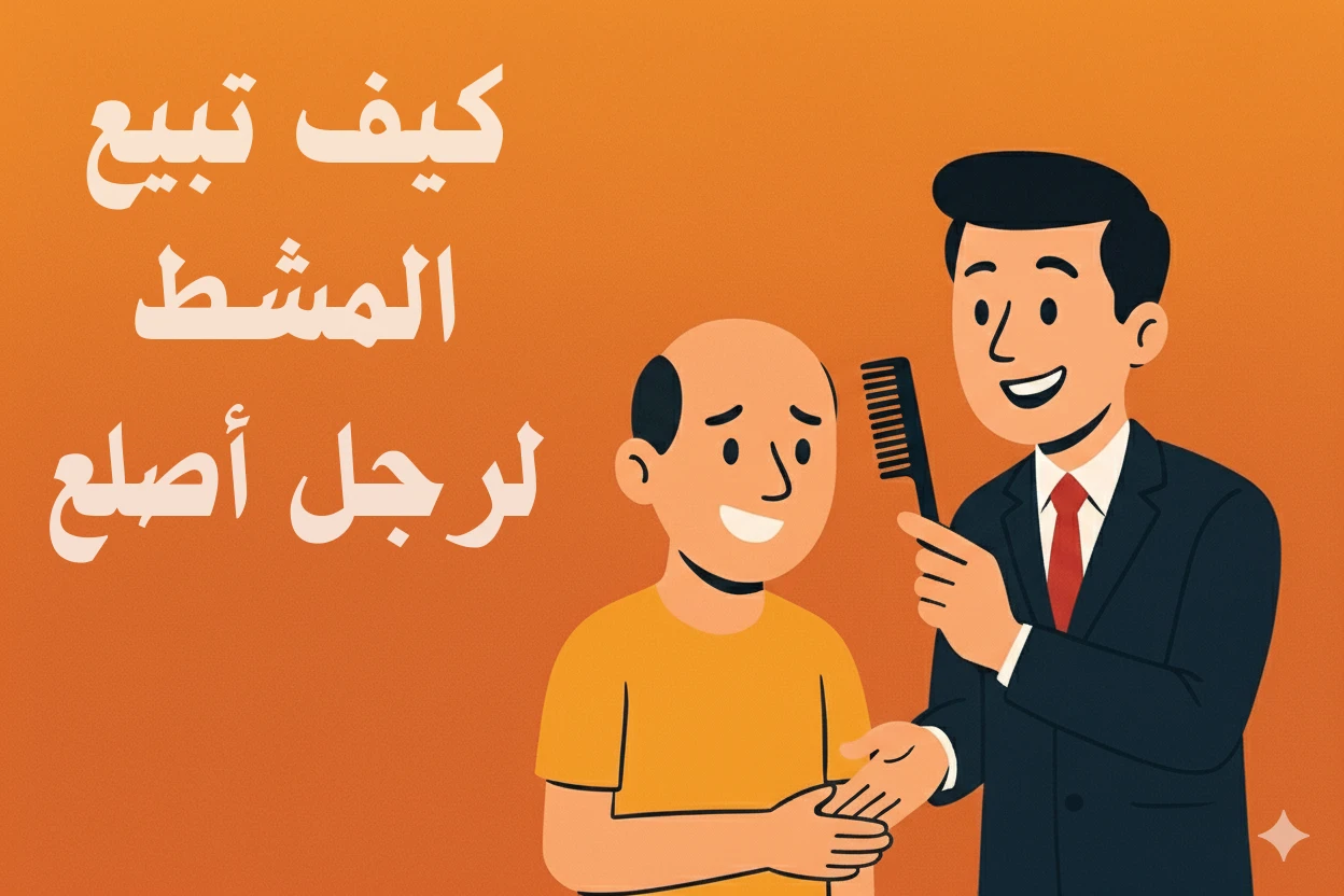 image about كيف تبيع مشطًا لرجل أصلع؟ : الطريقة الصحيحة للتسويق و المبيعات