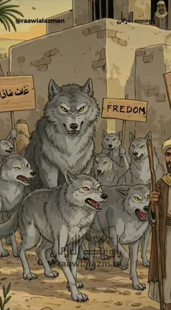 image about راعي الاغنام و الذئاب 🐺