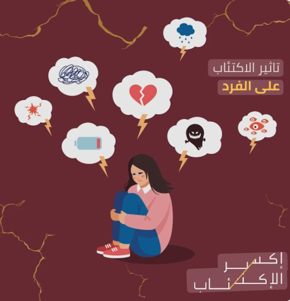 image about الاكتئاب: صراع صامت خلف الابتسامات