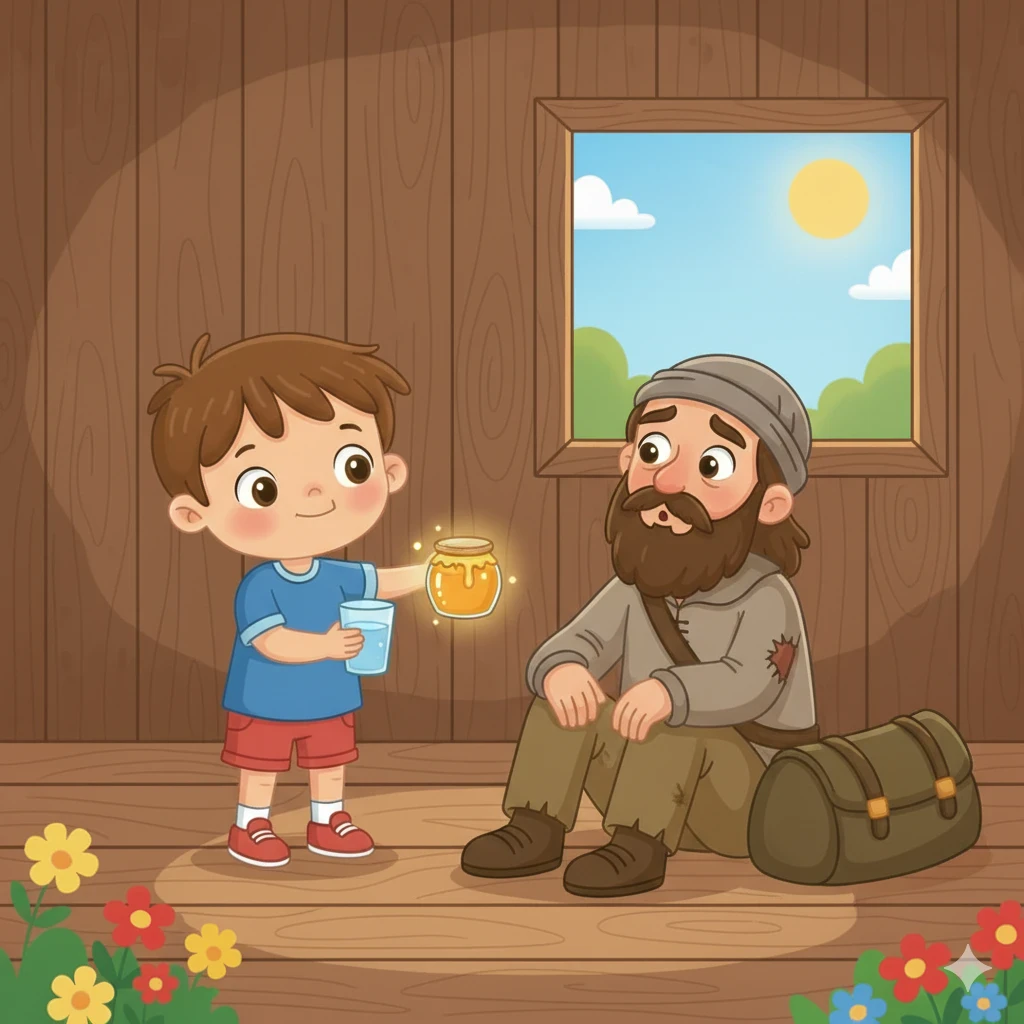 image about قصة الفتى الذي صار قلبُه عسلاً