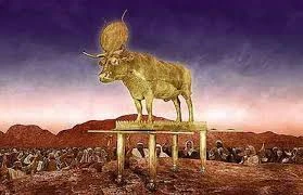 image about السامري والعجل الذهبي .