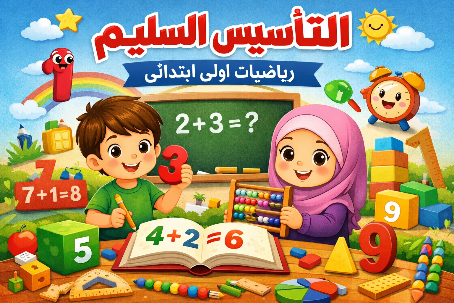 image about رابط تحميل كتاب التأسيس السليم رياضيات الصف الأول الترم الثاني 2026
