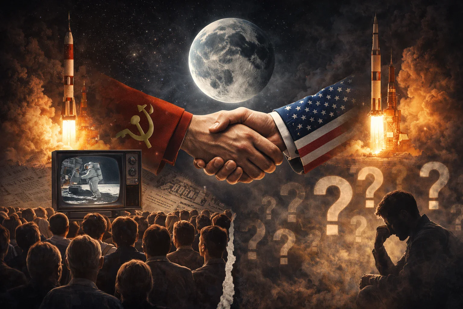 image about الهبوط على القمر: حقيقة مؤكدة أم كذبة محكمة؟