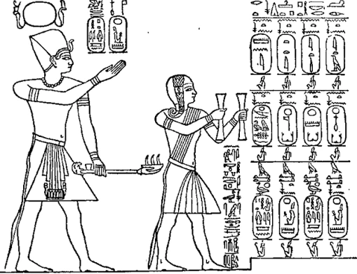 image about قائمة أبيدوس الاثرية.