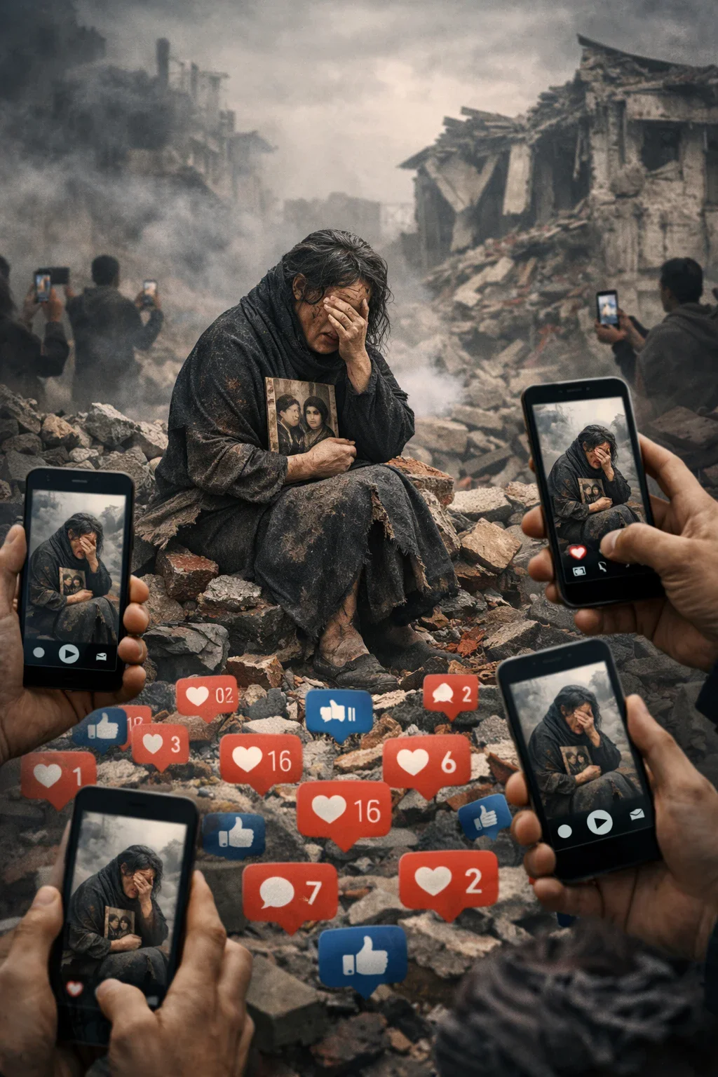 image about من التعاطف إلى الاستهلاك العاطفي: كيف أصبحت المآسي محتوى؟