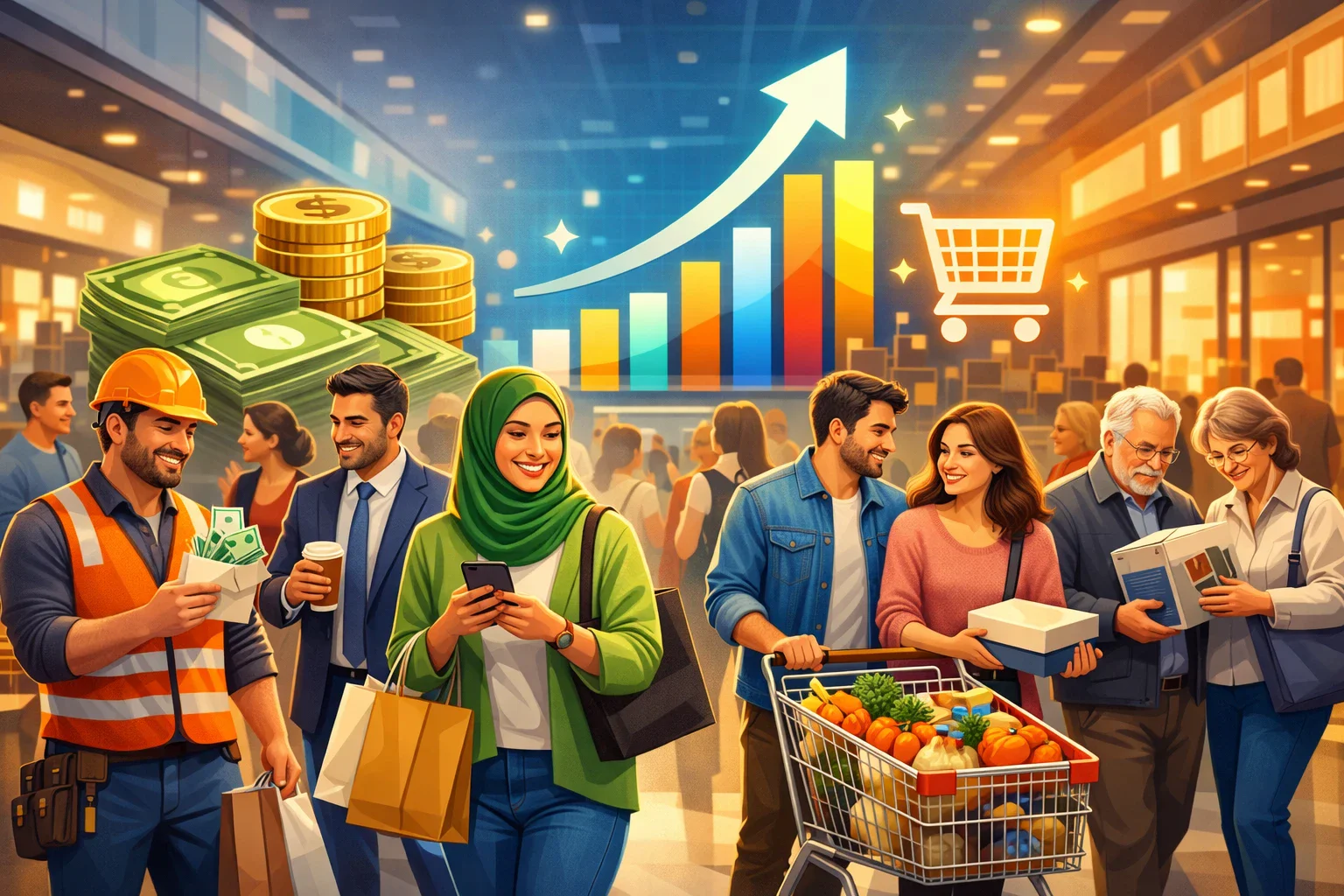 image about كيف تُحرّك الرواتب الأسواق وتنعش الاقتصاد؟