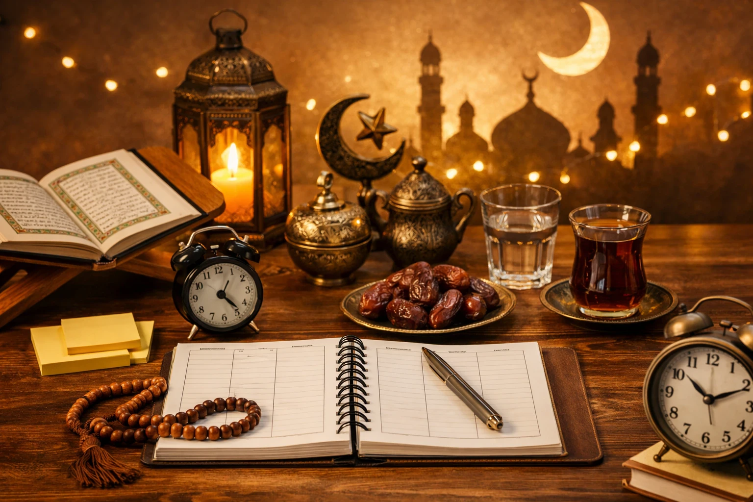 image about جدول تنظيم مضمون للمذاكرة والعبادات في رمضان 2026 | خطة يومية تضمن التفوق بدون تقصير في العبادة
