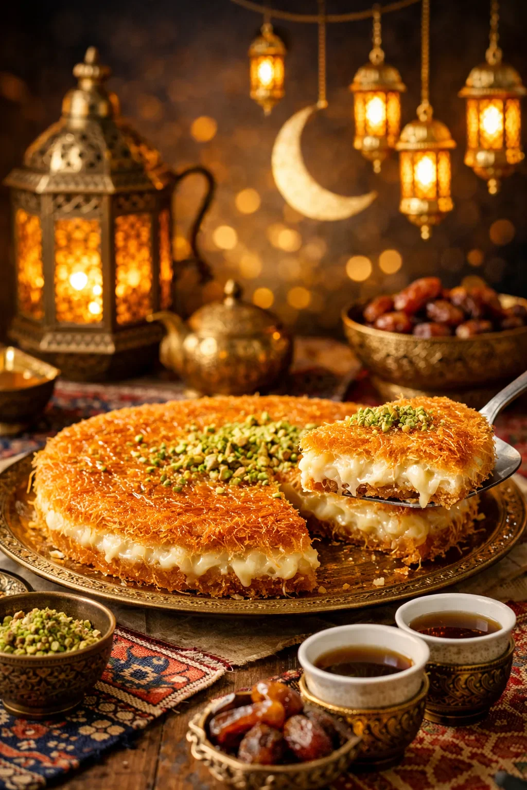 image about طريقة عمل كنافة بالكريمة بخطوات بسيطة واحترافية
