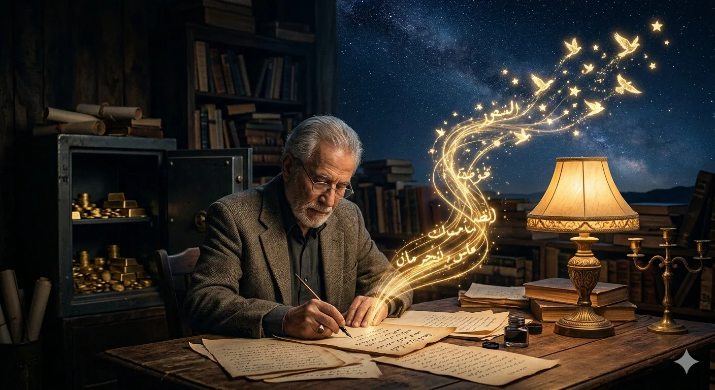 image about الغِنى والشِّعر حين تلتقي الثروة بثراء الروح