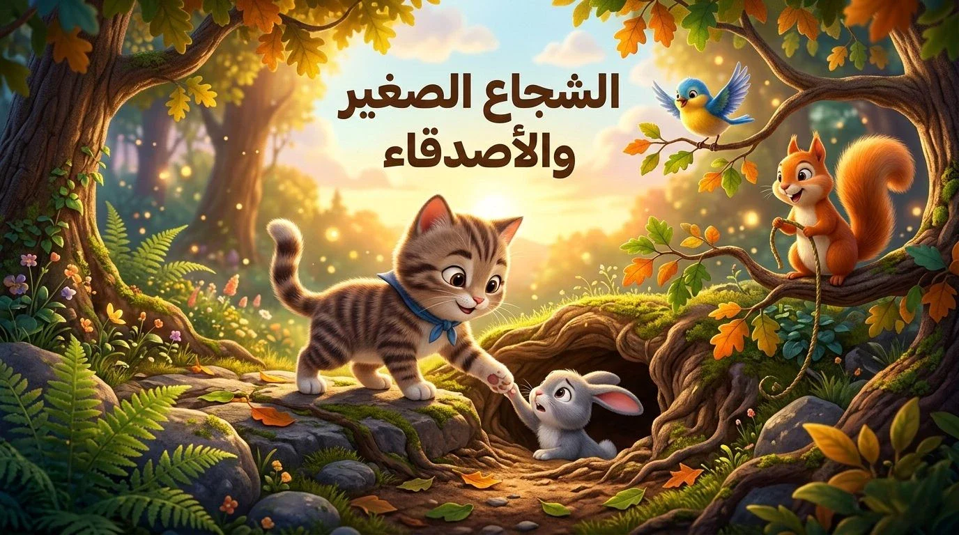 image about القطة الذكية التي أنقذت أصدقاءها: قصة شجاعة وذكاء لا يُنسى. 