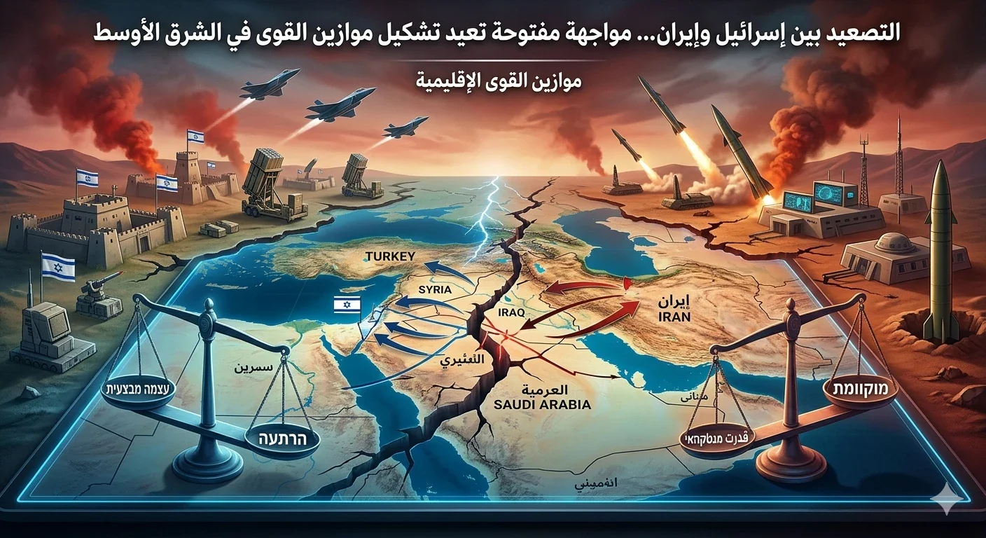 image about التصعيد بين إسرائيل وإيران… مواجهة مفتوحة تعيد تشكيل موازين القوى في الشرق الأوسط