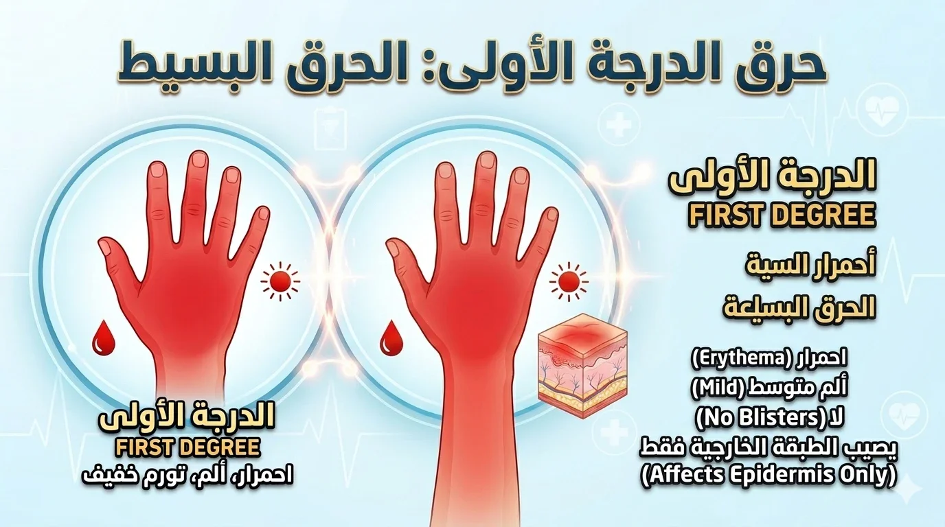 image about الحروق ليست مجرد جرح… تعرّف على درجاتها الثلاثة وخطورتها