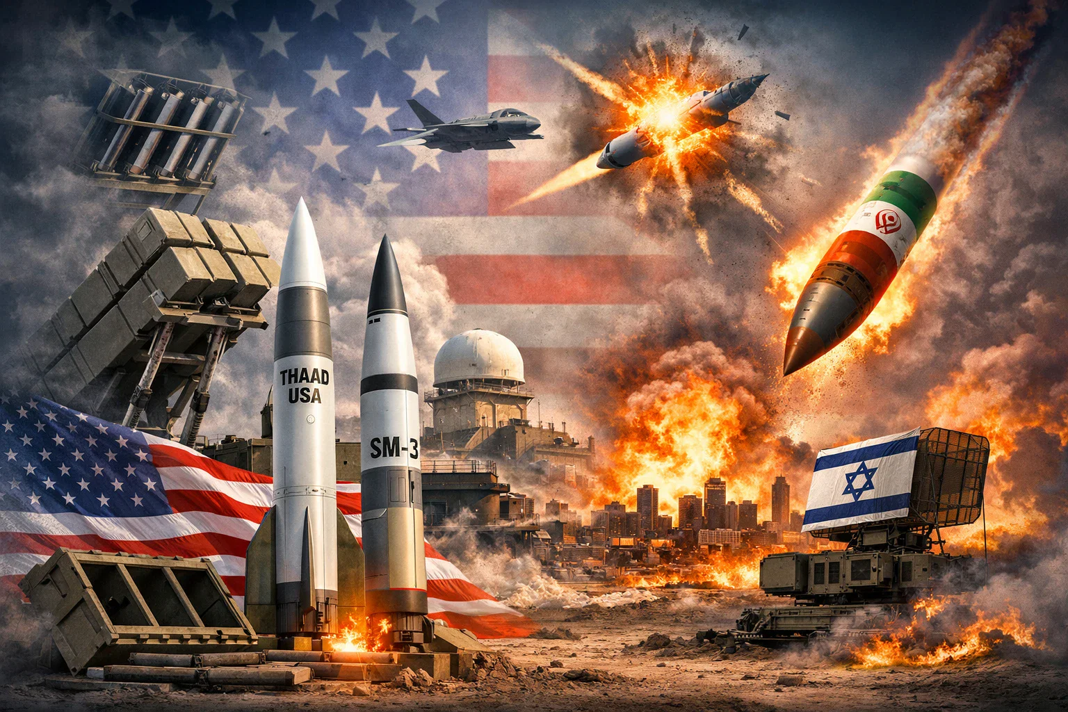 image about نقص الصواريخ الاعتراضية الأمريكية يثير القلق.. هل تستطيع واشنطن مواجهة الهجمات الإيرانية؟
