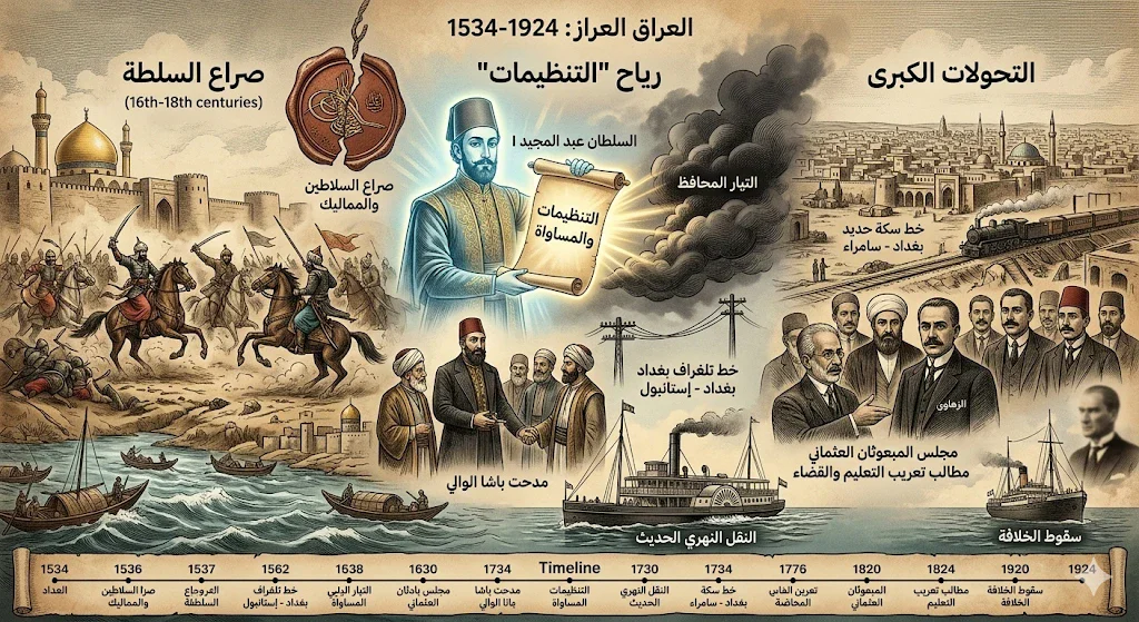 image about العراق في العهد العثماني: صراع السلطة، رياح 