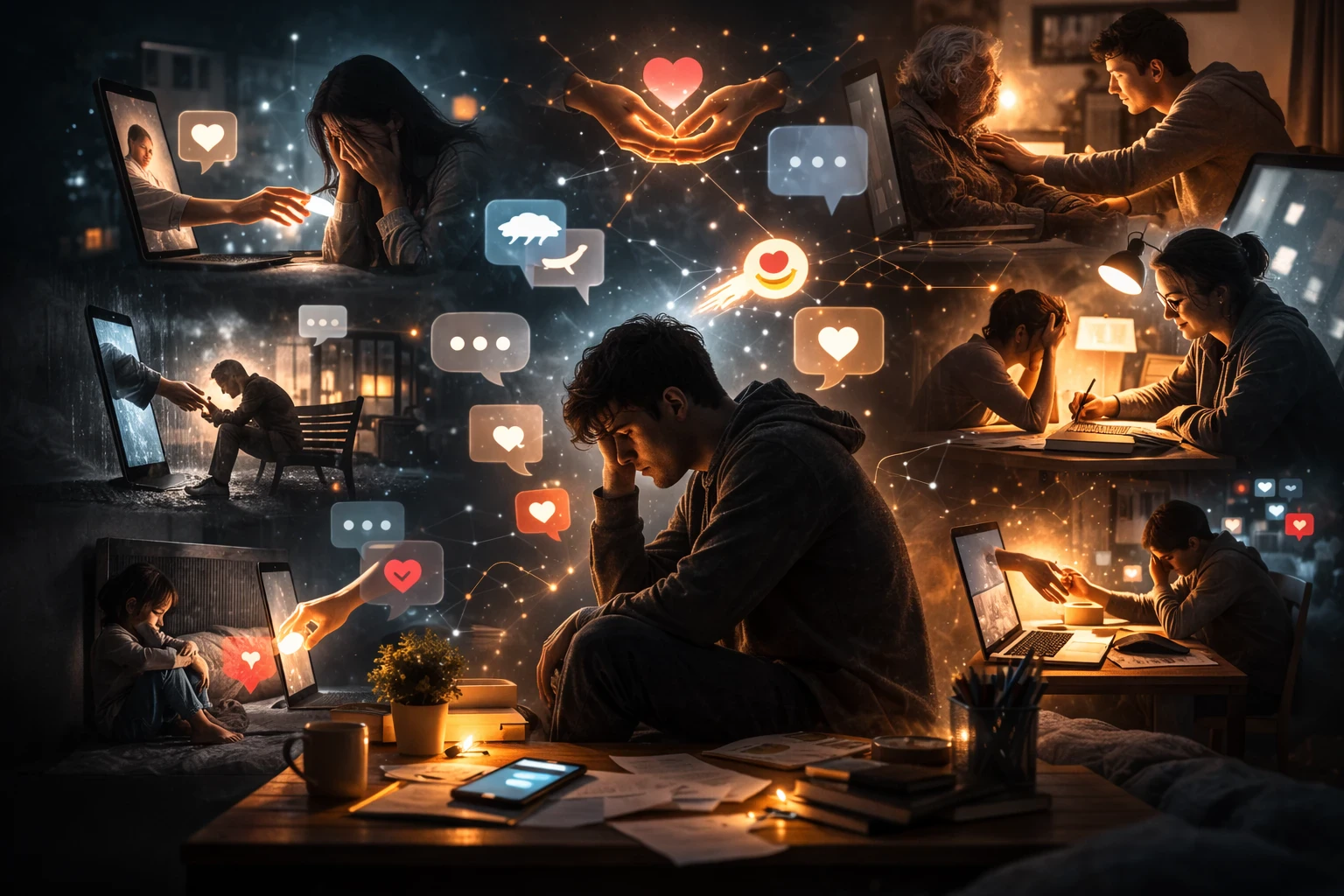 image about مفارقة العصر بين التواصل المستمر والشعور بالوحدة