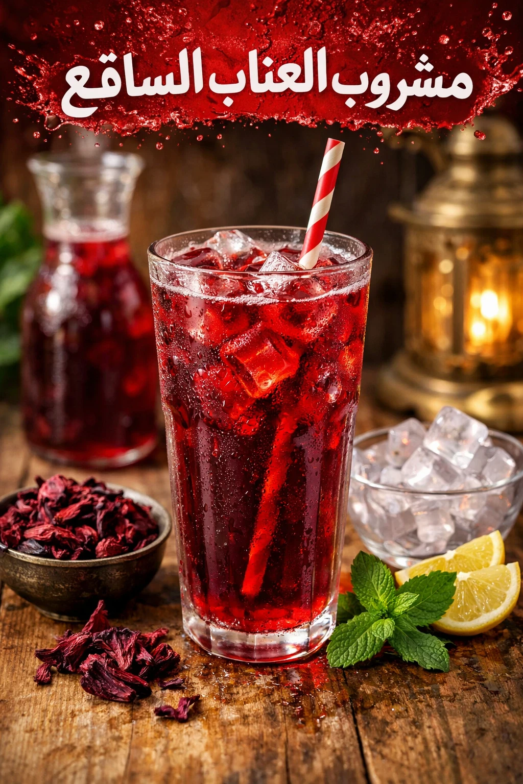 image about مشروب العناب الساقع: انتعاش طبيعي بطعم مميز وفوائد صحية 🍹