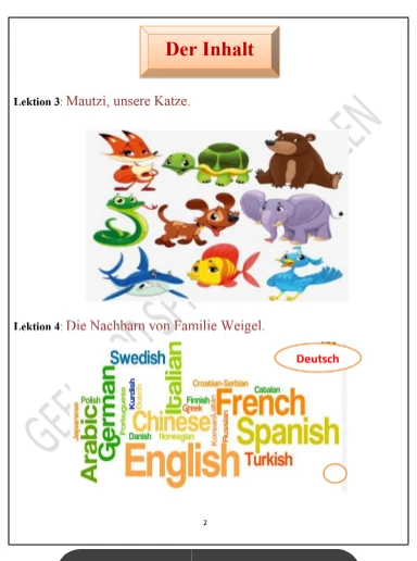 image about تحميل مذكرة اللغة الألمانية للصف الرابع الابتدائي الترم الثاني 2026 PDF شرح مبسط وتدريبات كاملة