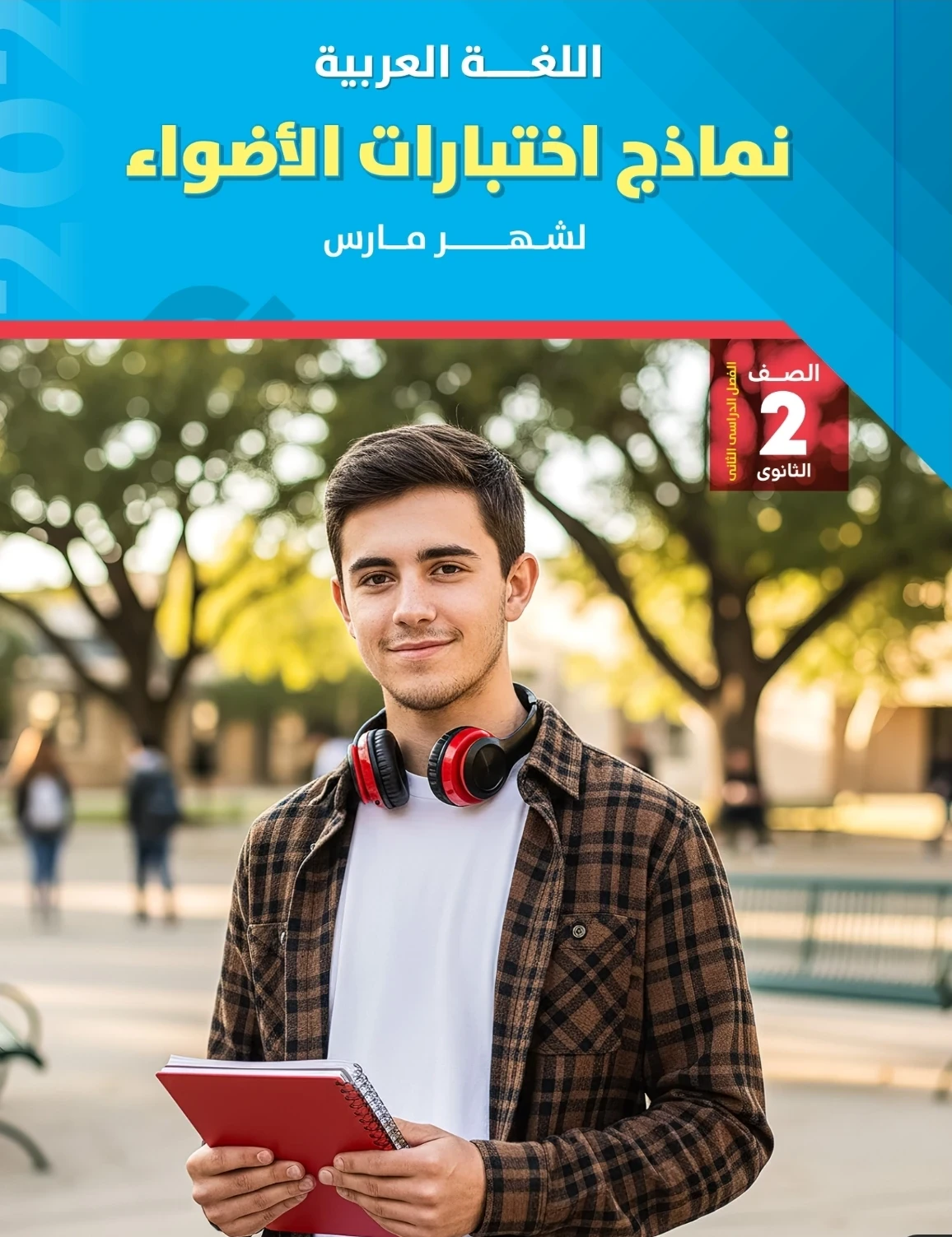 image about تحميل النماذج الاسترشادية عربي الصف الثاني الثانوي الترم الثاني 2026 شهر مارس PDF برابط مباشر بالإجابات