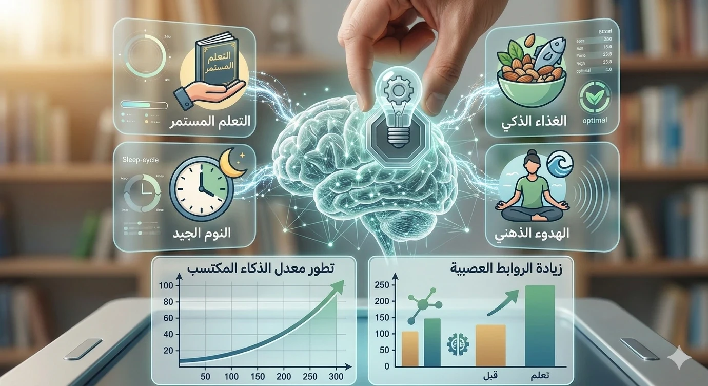 image about توقف عن كونك عادياً: الدليل العملي لتطوير ذكائك الخارق.