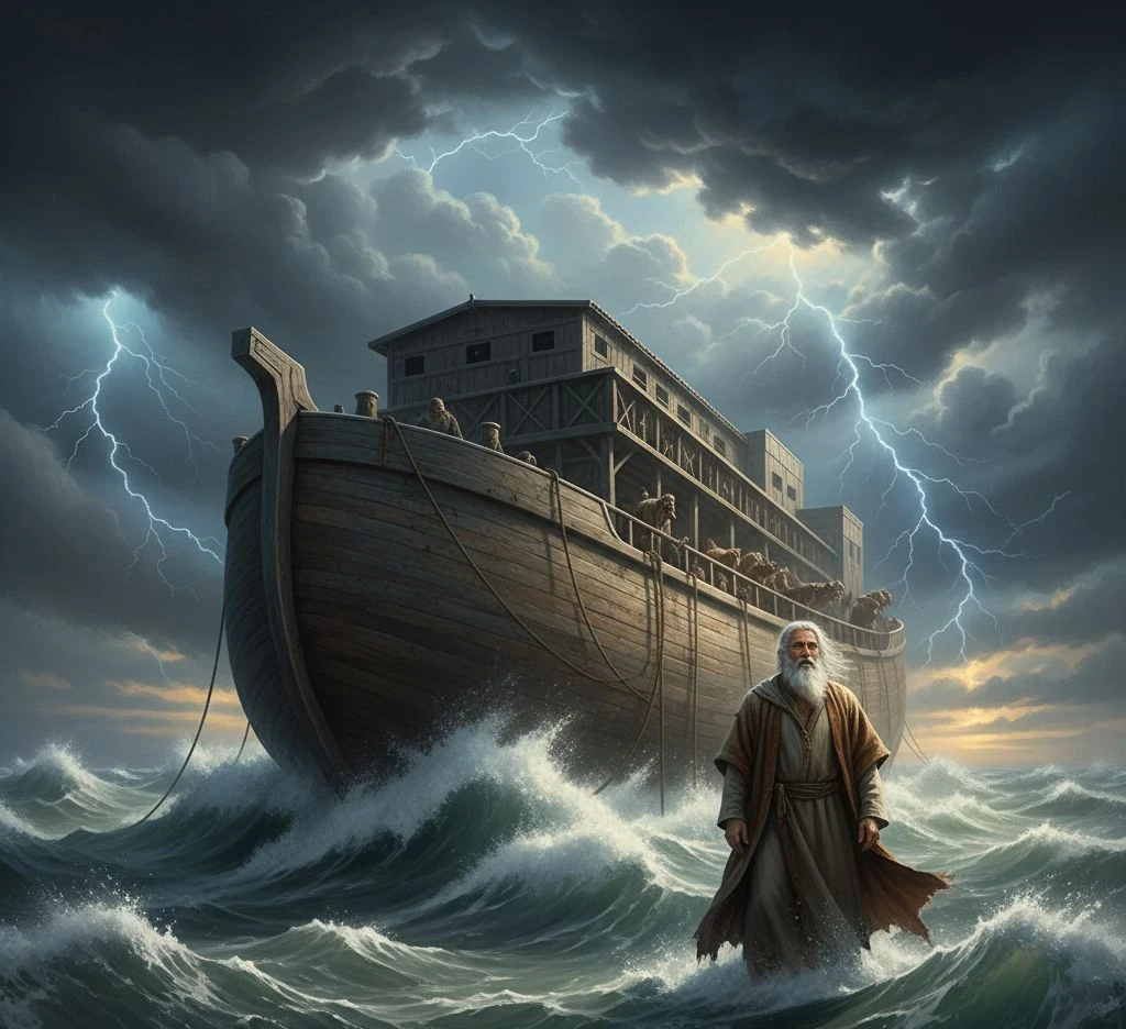 image about قصة نوح عليه السلام: أعظم ملحمة صبر في تاريخ البشريه 