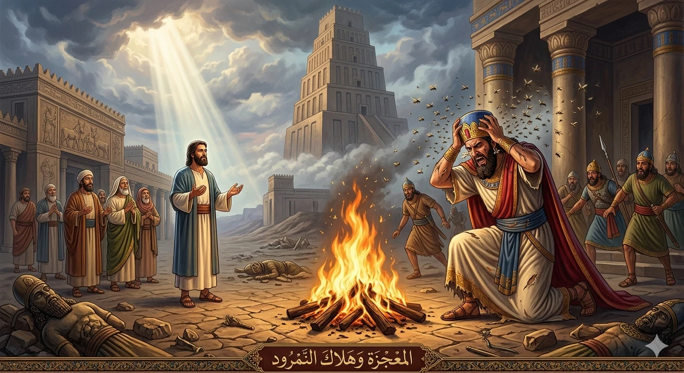 image about  صراع الحق والباطل – قصة سيدنا إبراهيم مع النمرود 🔥👑 ✍️ نبذة مختصرة: