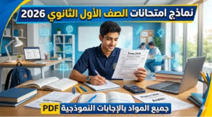 image about تنزيل النماذج الاسترشاديه ترم تاني ااولي ثانوي 2026 لغه عربيه