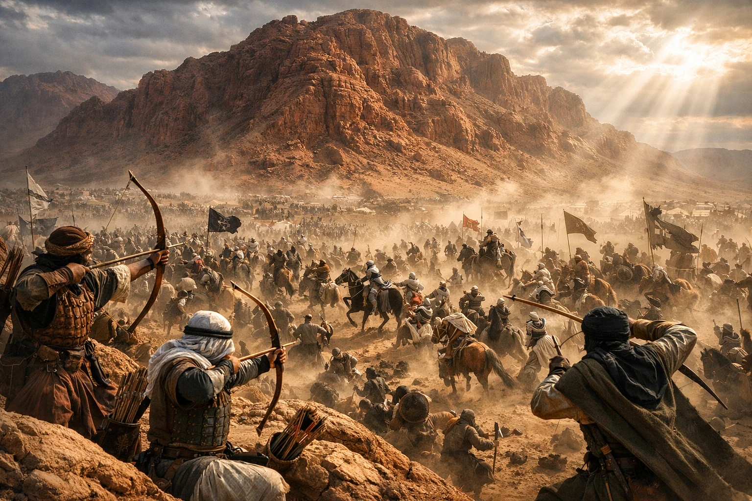 image about يوم الابتلاء العظيم: القصة الكاملة لغزوة أحد وكيف غيّر