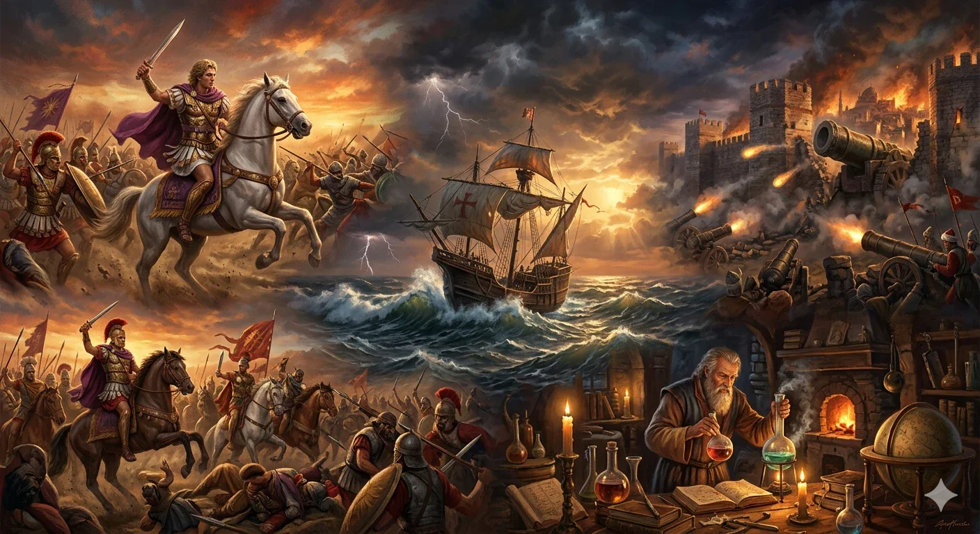 image about قصص من التاريخ لحظات غيّرت مصير العالم