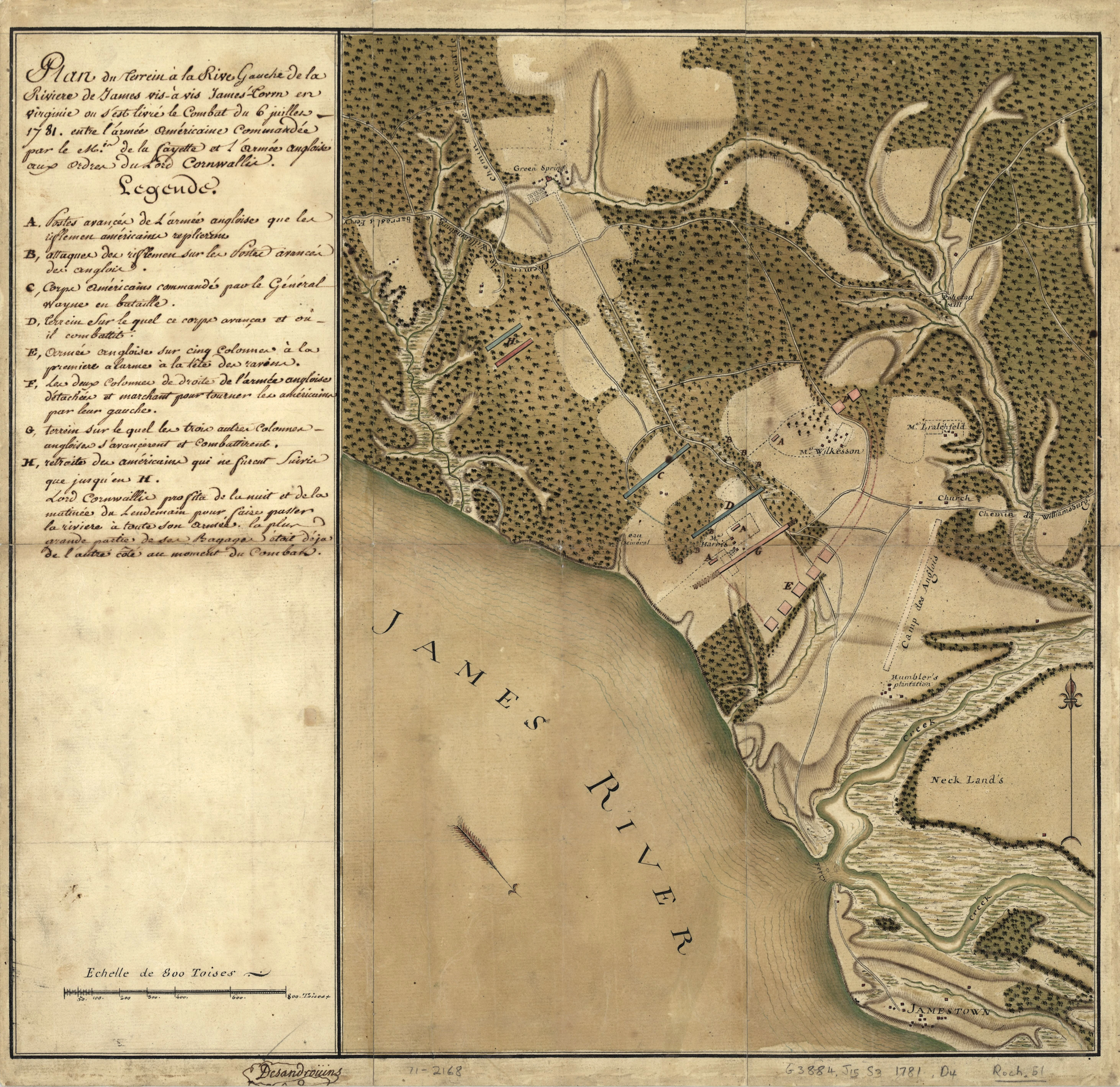 image about معركة جرين سبرينغ (1781): كمين بريطاني قبل يوركتاون