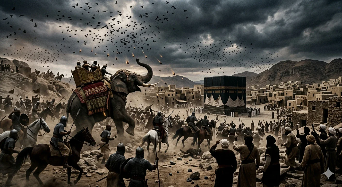 image about مولد النبي صلى الله عليه وسلم في عام الفيل: بداية النور بعد المعجزة