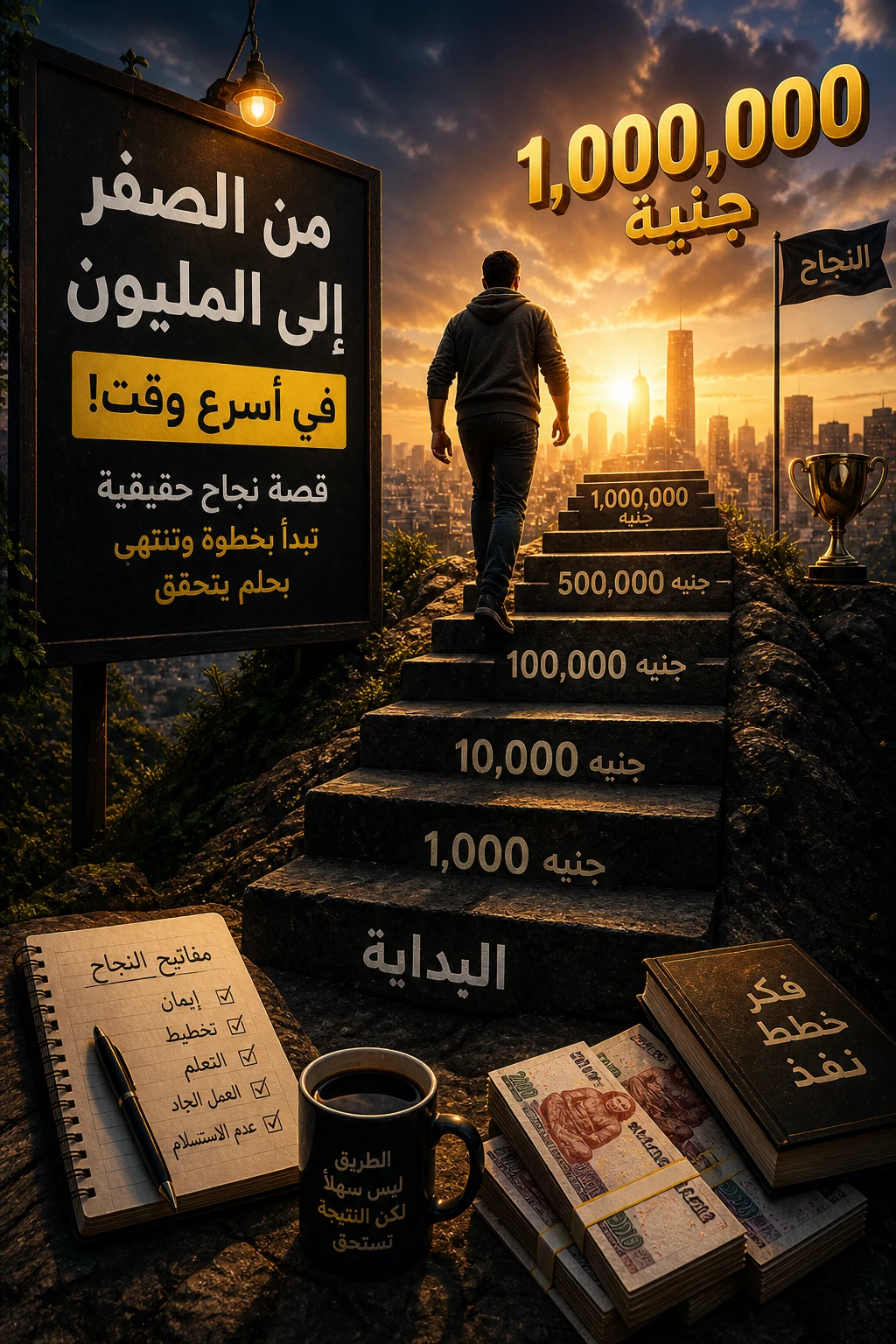 image about اسعي للنجاح قصه نجاح من الصفر الي المليون في طريقه سريعه
