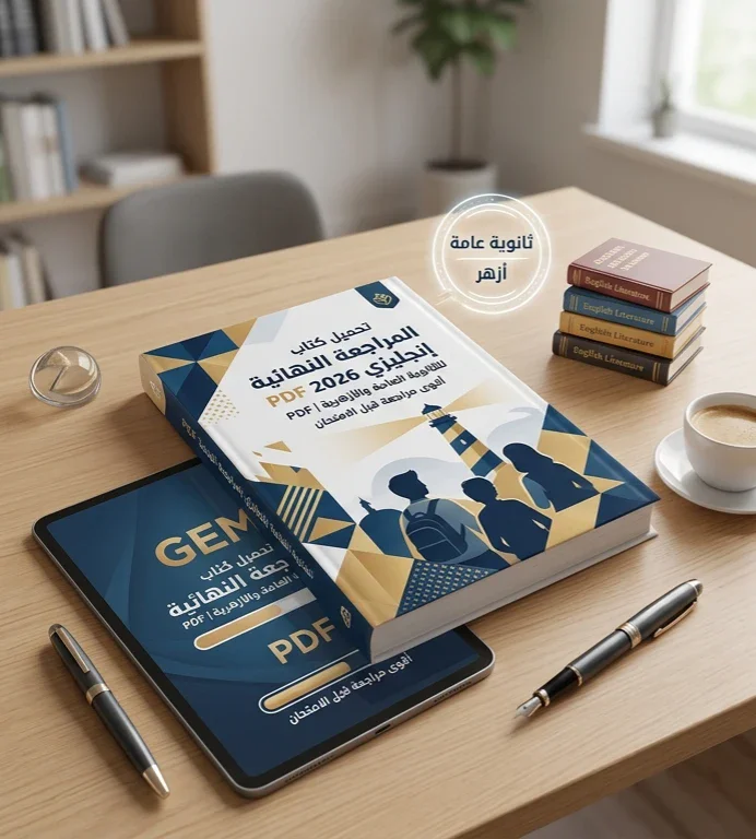 image about 📙 تحميل كتاب GEM المراجعة النهائية إنجليزي 2026 PDF للثانوية العامة والأزهرية | أقوى مراجعة تضمن لك الدرجة النهائية