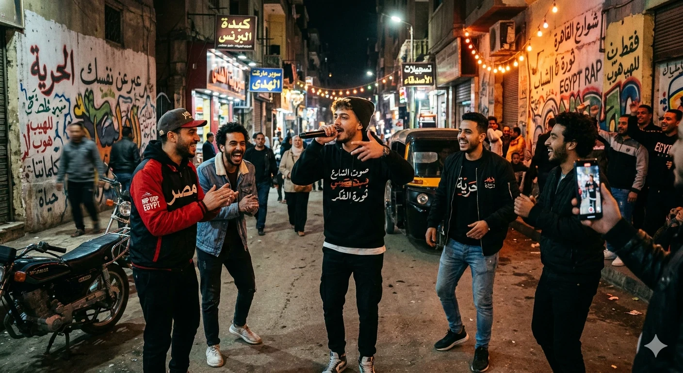 image about لراب المصري: من أزقة الإسكندرية إلى قمة